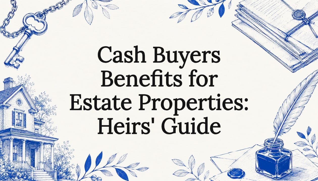Discover cash buyers benefits for estate properties: quick closings, fewer hassles, and a stress-free selling process for heirs.