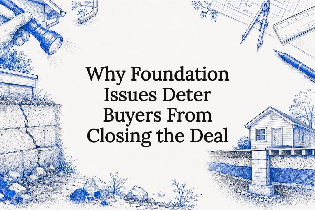 Discover why foundation issues scare buyers away and how they impact offers, financing, and resale value in real estate deals.